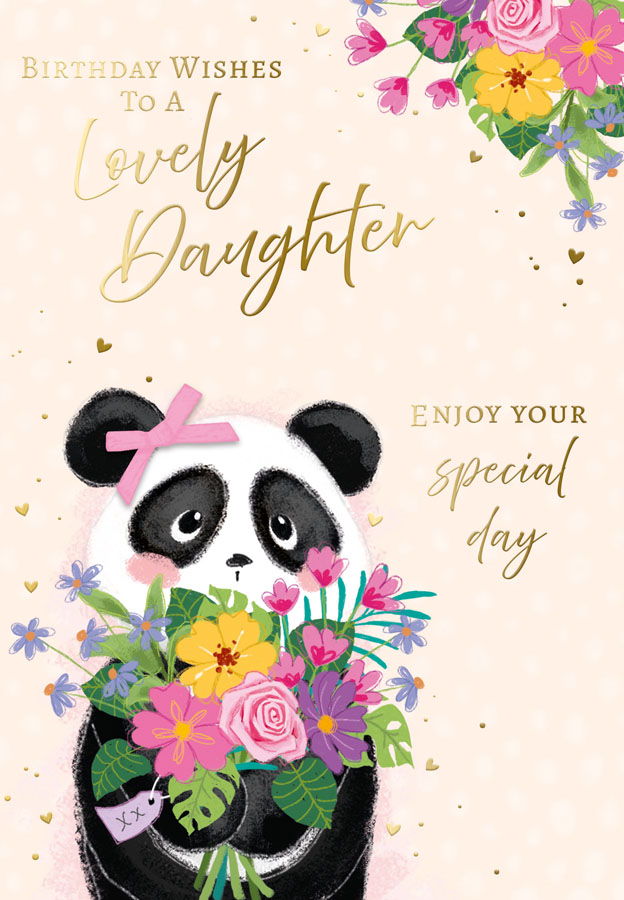 6pk Cards C50 Birthday Daughter - Tiger Feet Ireland