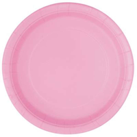 16ct Paper Plate 9" Round Lovely Pink - Tiger Feet Ireland