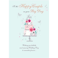 6pk Cards C75 Wedding Cake - Tiger Feet Ireland