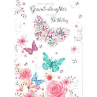 6pk Cards C50 Birthday Grand Daughter - Tiger Feet Ireland