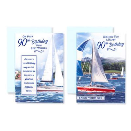 Poppyhill C50 Birthday Age 90 12pk