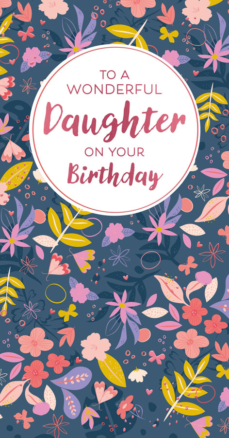6pk Cards C55 Birthday Daughter - Tiger Feet Ireland