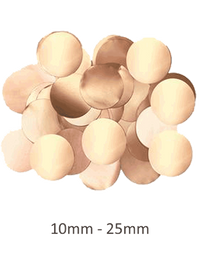 Metallic Pearl Foil Confetti 10mm x 14g - Tiger Feet Ireland