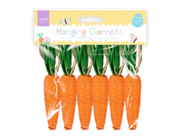 6pk Hanging Carrots Easter - Tiger Feet Ireland