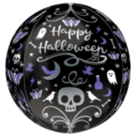 Foil Balloon 16" Orbz Moonlight Halloween - Tiger Feet Ireland