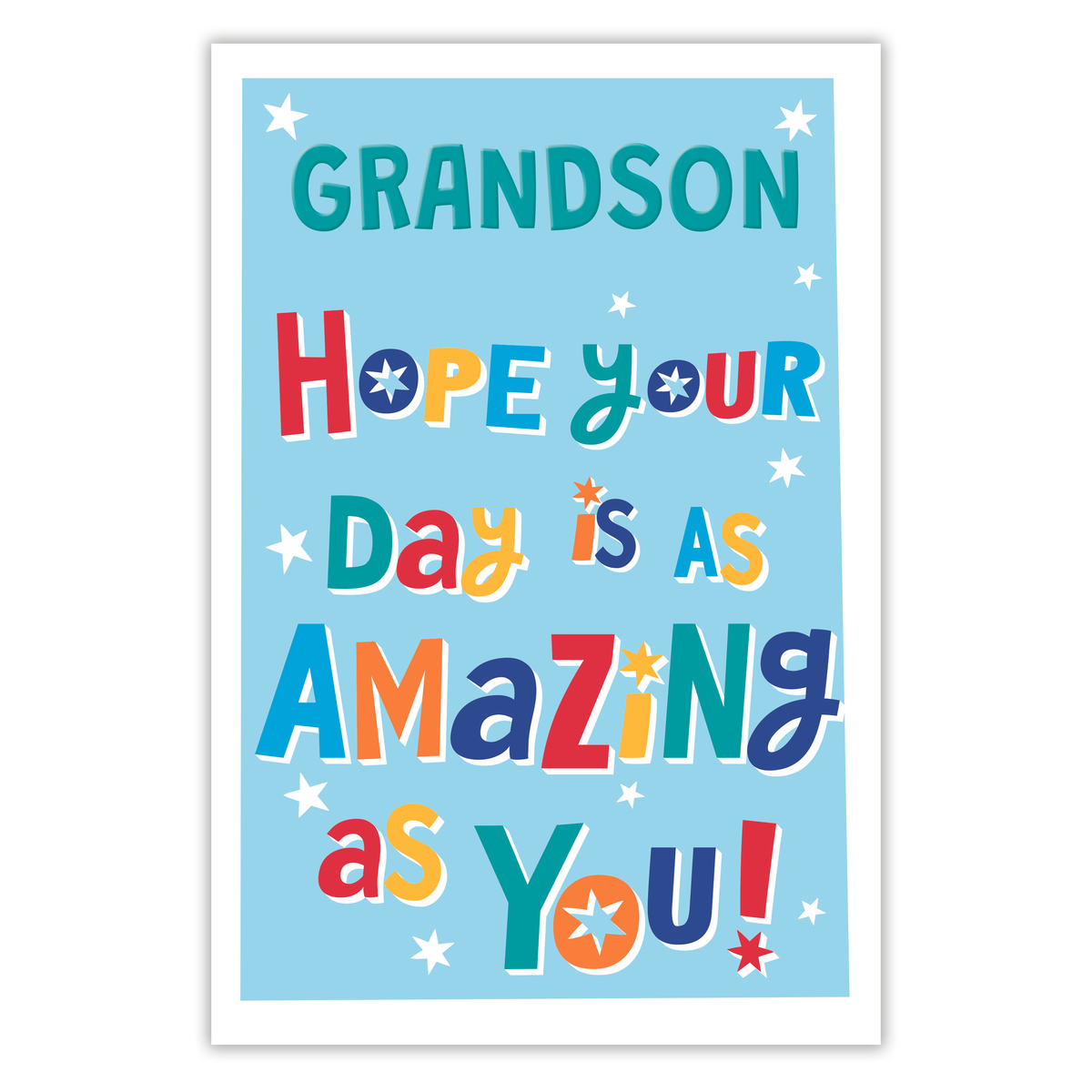 6pk Cards C75 Birthday Grandson - Tiger Feet Ireland