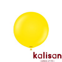 24" Yellow Latex Balloons 2pk Kalisan - Tiger Feet Ireland