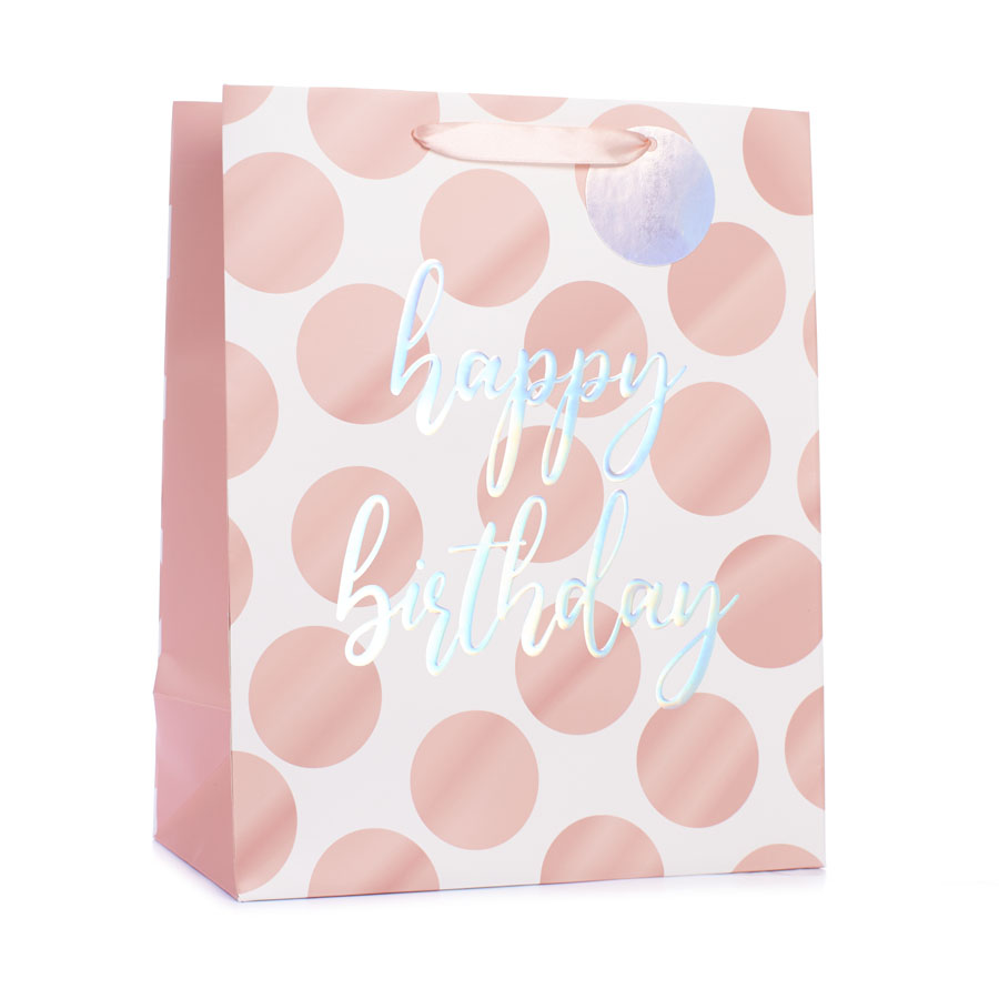 6pk Large Portrait Gift Bags Pattern - Tiger Feet Ireland