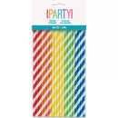 40ct Paper Party Straw Assorted Colour - Tiger Feet Ireland