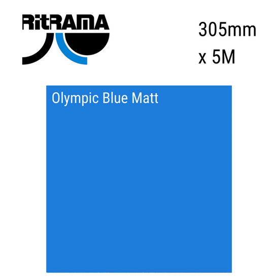 Ritrama Vinyl M Grade Matt Olympic Blue 305mm x 5m