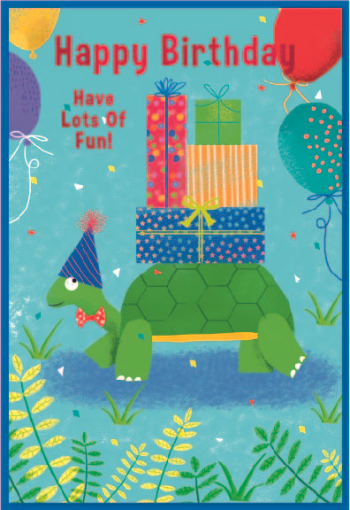6pk Cards C50 Birthday - Tiger Feet Ireland