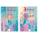 12pk Cards C50 Birthday Age 3 - Tiger Feet Ireland