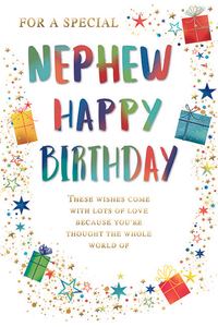 6pk Cards C75 Birthday Nephew - Tiger Feet Ireland