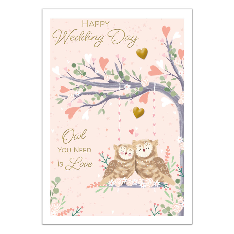 6pk Cards C50 Wedding Day - Tiger Feet Ireland