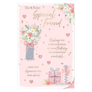 6pk Cards C75 Birthday Friend - Tiger Feet Ireland