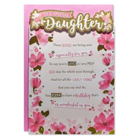 6pk Cards C75 Birthday Daughter - Tiger Feet Ireland