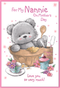 Simon Elvin 6 Pack Cards C50 Mother's Day Nannie - Tiger Feet Ireland