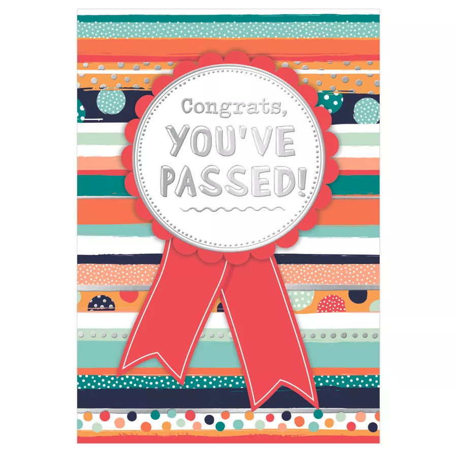 6pk Cards C50 Congratulations You've Passed - Tiger Feet Ireland
