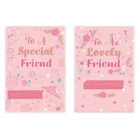 12pk Cards C50 Birthday Friend - Tiger Feet Ireland