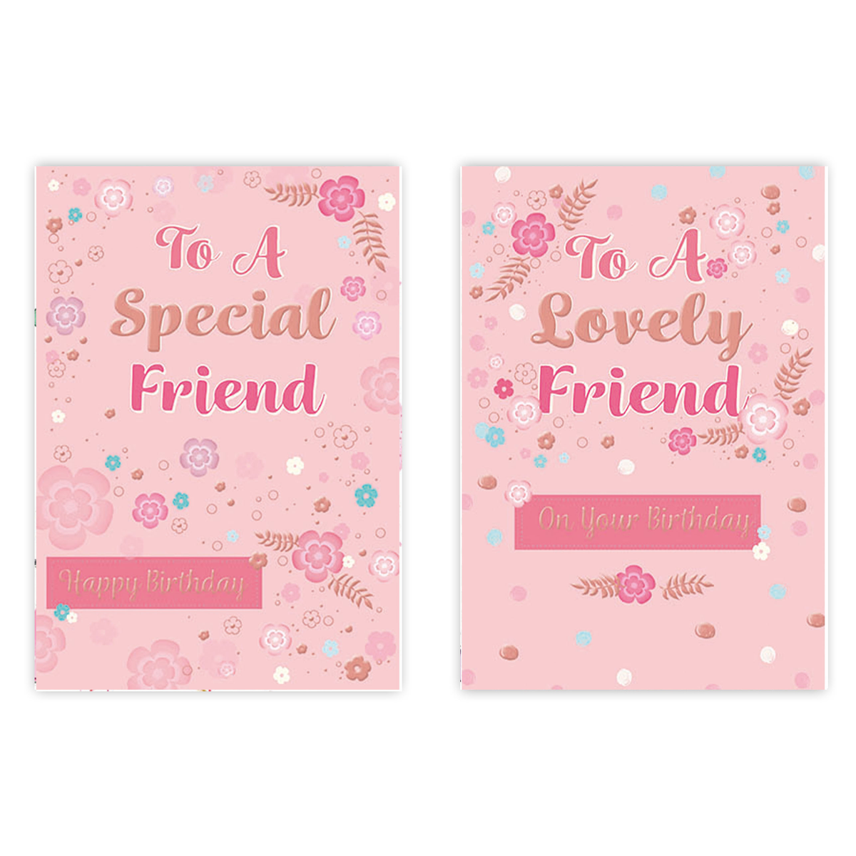 12pk Cards C50 Birthday Friend - Tiger Feet Ireland