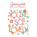 6pk Cards C75 Birthday Goddaughter - Tiger Feet Ireland