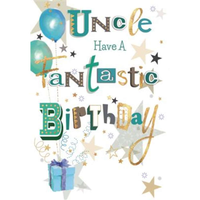 6pk Cards C50 Birthday Uncle - Tiger Feet Ireland