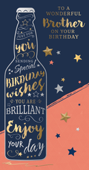 6pk Cards C55 Birthday Brother - Tiger Feet Ireland