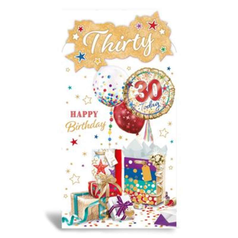 6pk Cards C55 Birthday Age 30 - Tiger Feet Ireland