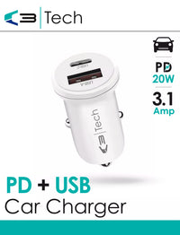 Car Charger Pd & USB - Tiger Feet Ireland