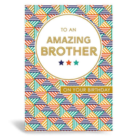 6pk Cards C50 Birthday Brother - Tiger Feet Ireland