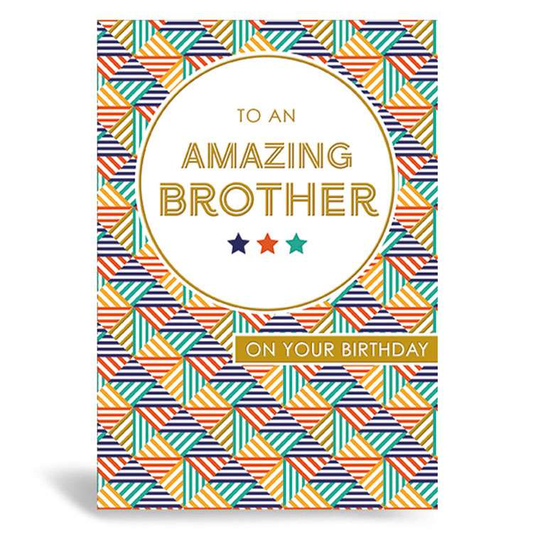 6pk Cards C50 Birthday Brother - Tiger Feet Ireland
