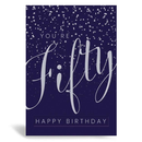 6pk Cards C50 Birthday Age 50 - Tiger Feet Ireland