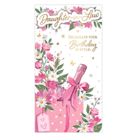 6pk Cards C55 Birthday Daughter-In-Law - Tiger Feet Ireland