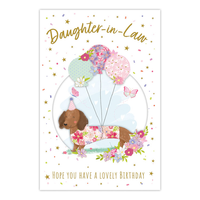 6pk Cards C75 Birthday Daughter-In-Law - Tiger Feet Ireland