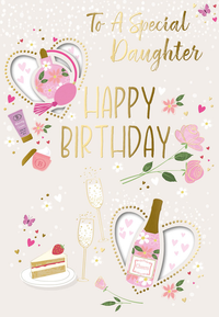 6pk Cards C90 Birthday Daughter - Tiger Feet Ireland