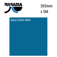 Aqua Green Matt Vinyl 305mm x 5M - Tiger Feet Ireland