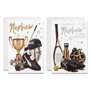 12pk Cards C50 Birthday Nephew - Tiger Feet Ireland