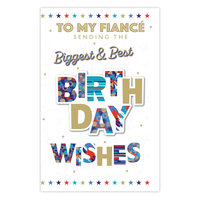 6pk Cards C375 Birthday Fiancé - Tiger Feet Ireland