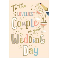 6pk Cards C75 Wedding Day - Tiger Feet Ireland
