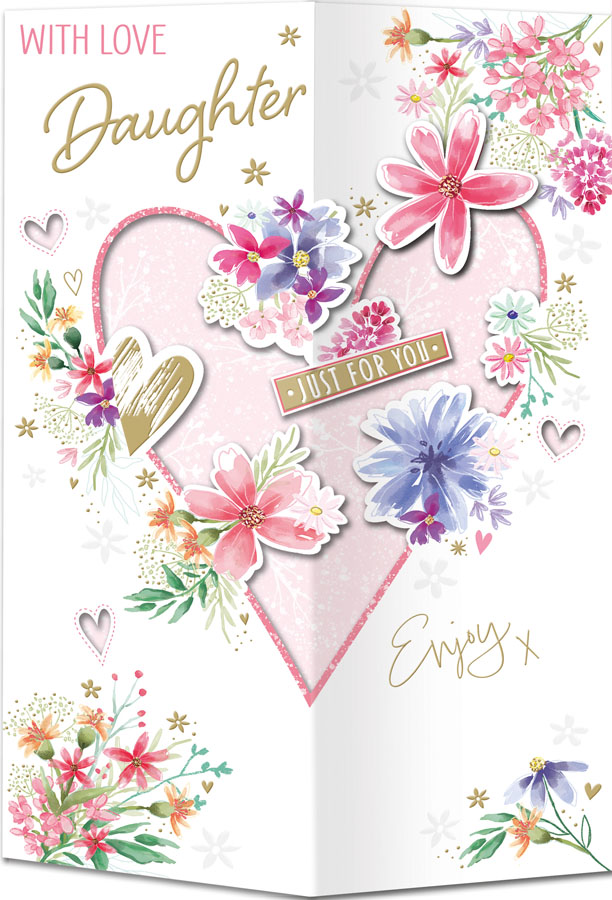 6pk Cards C90 Birthday Daughter - Tiger Feet Ireland
