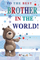 6pk Cards C50 Birthday Brother - Tiger Feet Ireland