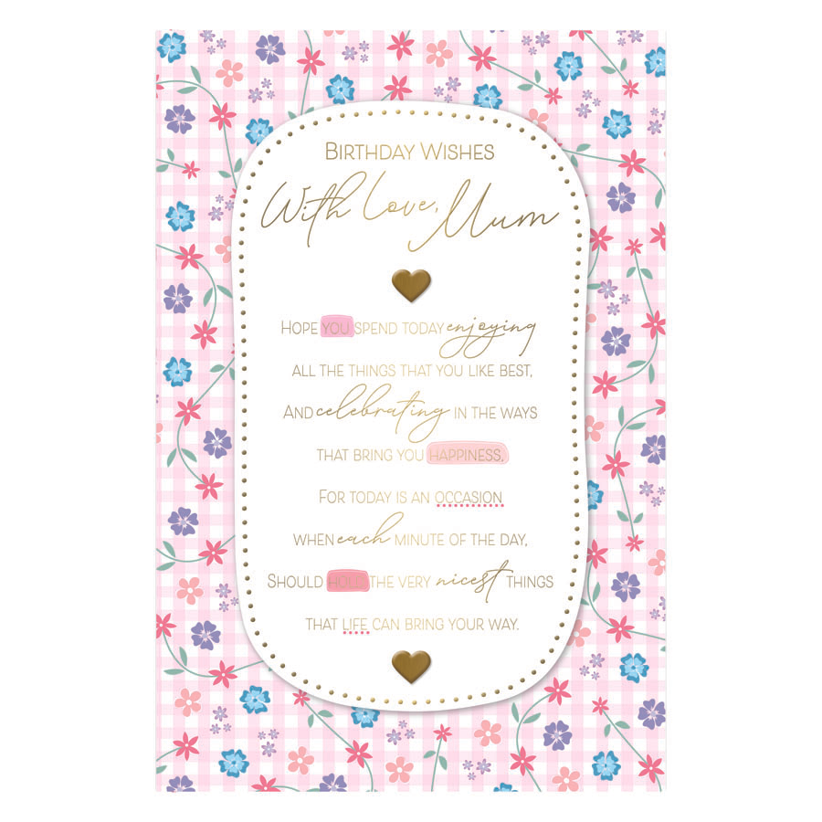 6pk Cards C75 Birthday Mam - Tiger Feet Ireland