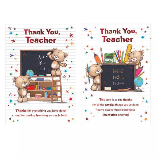 Poppyhill 12 Pack Cards C50 Thank You Teacher