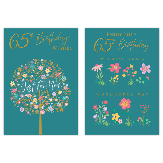 Poppyhill C50 Birthday Age 65 12pk