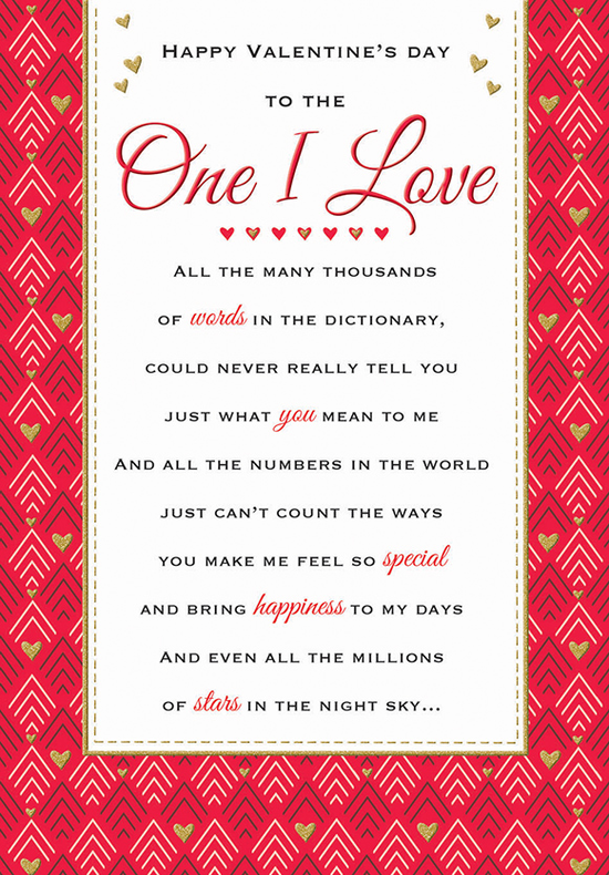 Regal C75 Valentine's Day One I Love 6pk
