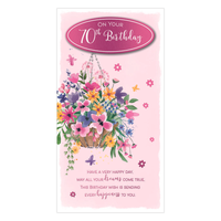 6pk Cards C55 Birthday Age 70 - Tiger Feet Ireland