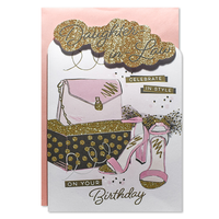 6pk Cards C75 Birthday Daughter-In-Law - Tiger Feet Ireland
