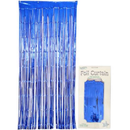 Foil Door Curtain Metallic Blue 90cm x 2.4m - Tiger Feet Ireland