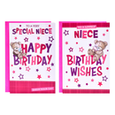12pk Cards C50 Birthday Niece - Tiger Feet Ireland