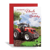 6pk Cards C50 Birthday Uncle - Tiger Feet Ireland